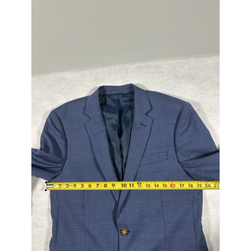 NEW J Crew Men 38S Navy Blue Thompson Wool Two-Button Sport Coat Blazer Jacket - Picture 8 of 8